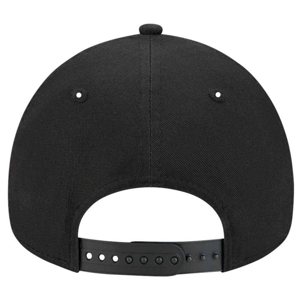 Atlanta Braves Tonal Pop 9FORTY A-Frame Adjustable Hat - Black | New Era