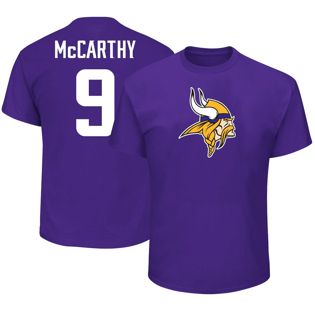 J.J. McCarthy Minnesota Vikings Big & Tall Name & Number T-Shirt - Purple outlet
