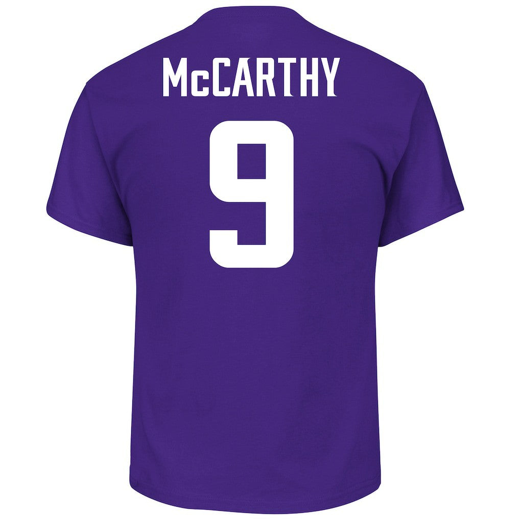 J.J. McCarthy Minnesota Vikings Big & Tall Name & Number T-Shirt - Purple outlet