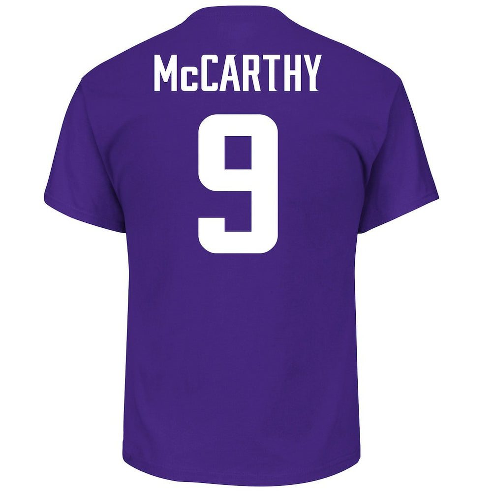 J.J. McCarthy Minnesota Vikings Big & Tall Name & Number T-Shirt - Purple outlet