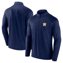 Houston Astros Head-to-Head Raglan Quarter-Zip Jacket - Navy
