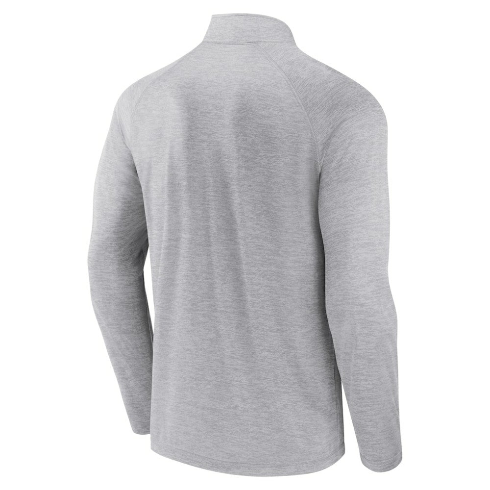Baltimore Orioles Head-to-Head Raglan Quarter-Zip Jacket - Gray