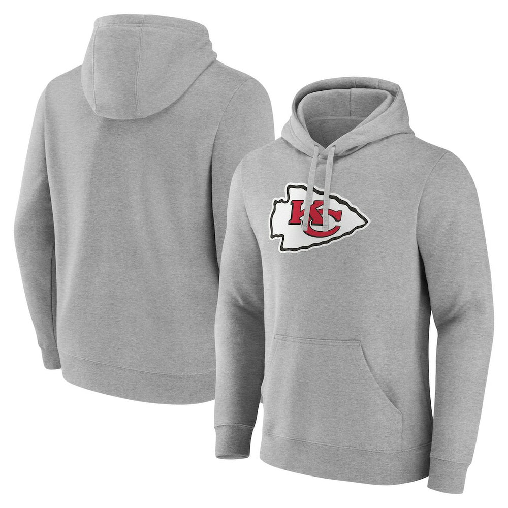 Kansas City Chiefs Deliver Fleece Pullover Hoodie - Heather Gray for sale