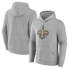 New Orleans Saints Deliver Fleece Pullover Hoodie - Heather Gray discount