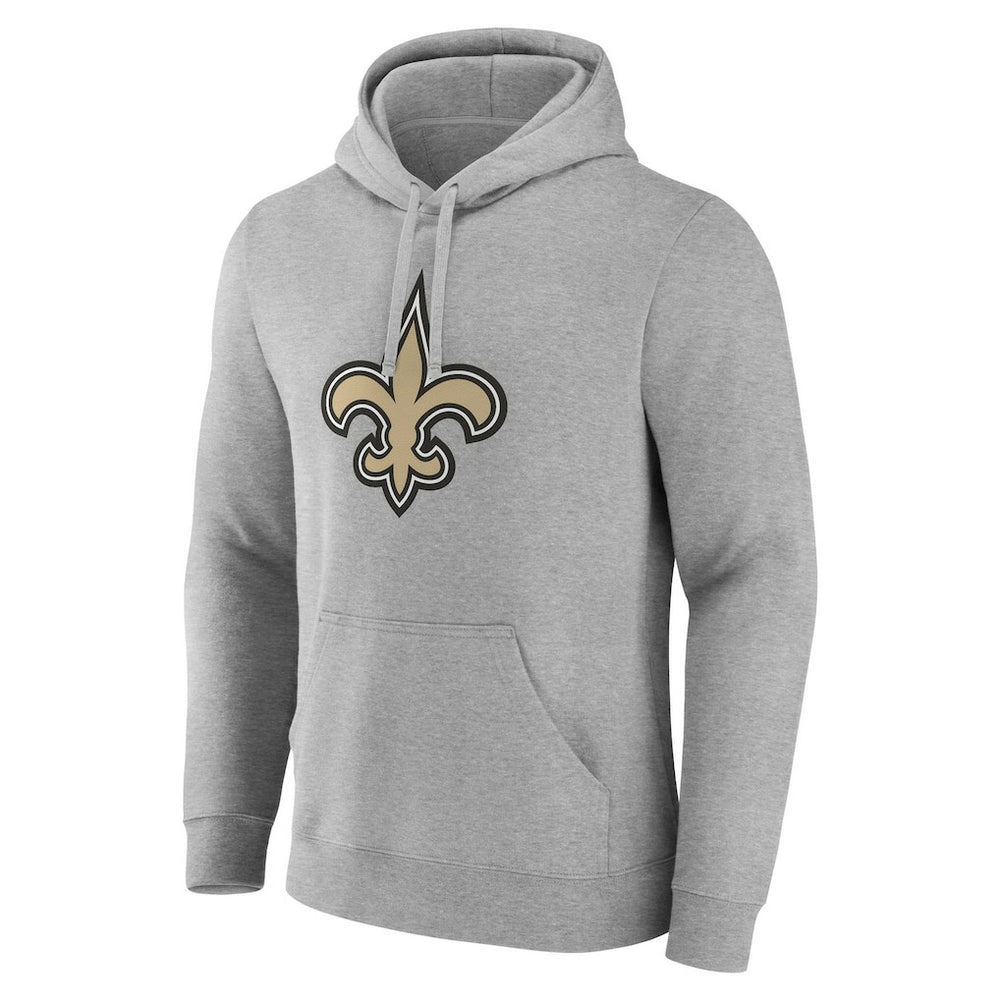 New Orleans Saints Deliver Fleece Pullover Hoodie - Heather Gray discount