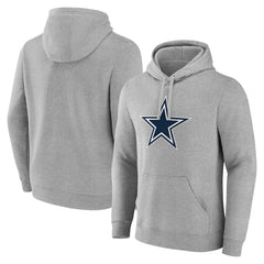 Dallas Cowboys Deliver Fleece Pullover Hoodie - Heather Gray sale