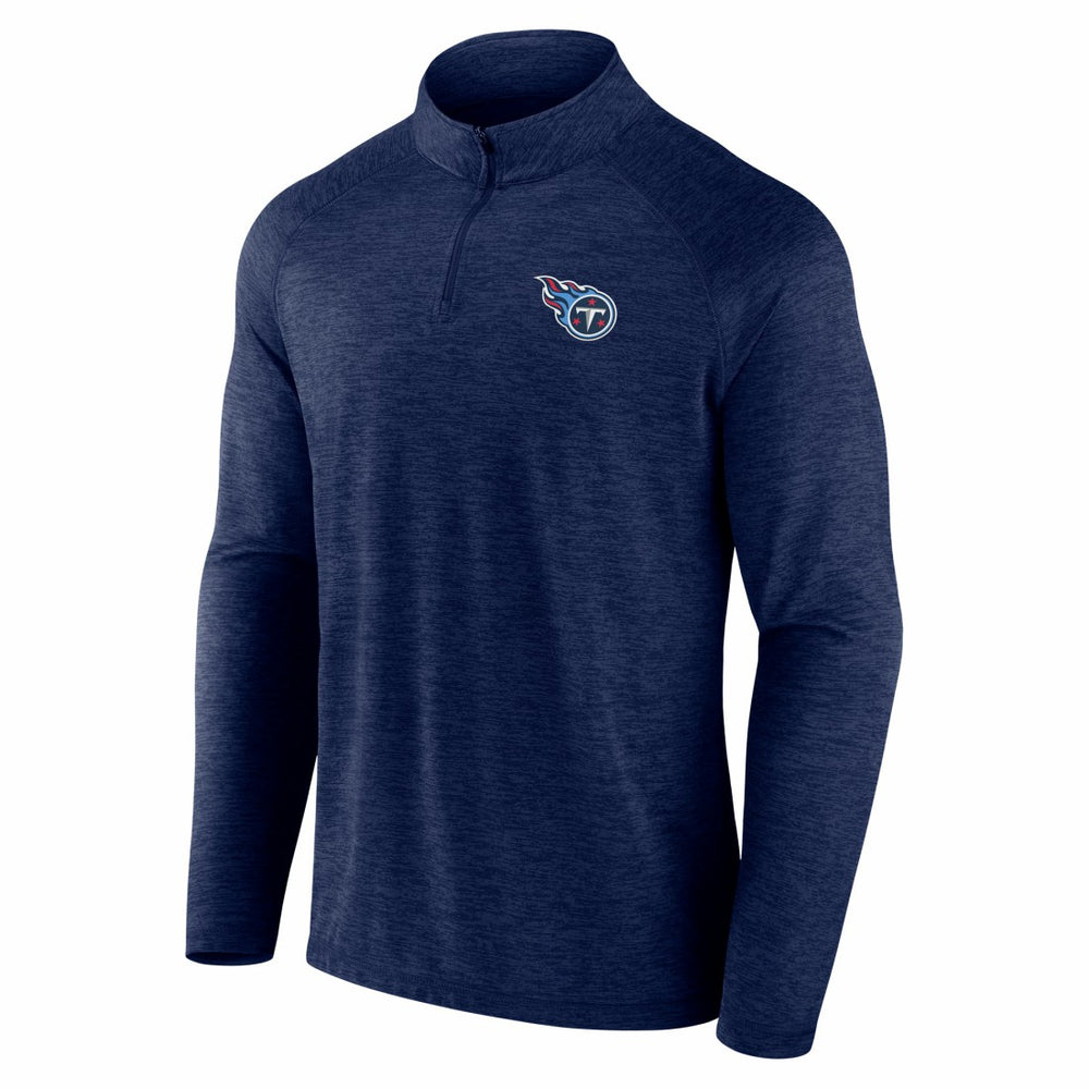 Tennessee Titans Head-to-Head Raglan Quarter-Zip Jacket - Navy outlet