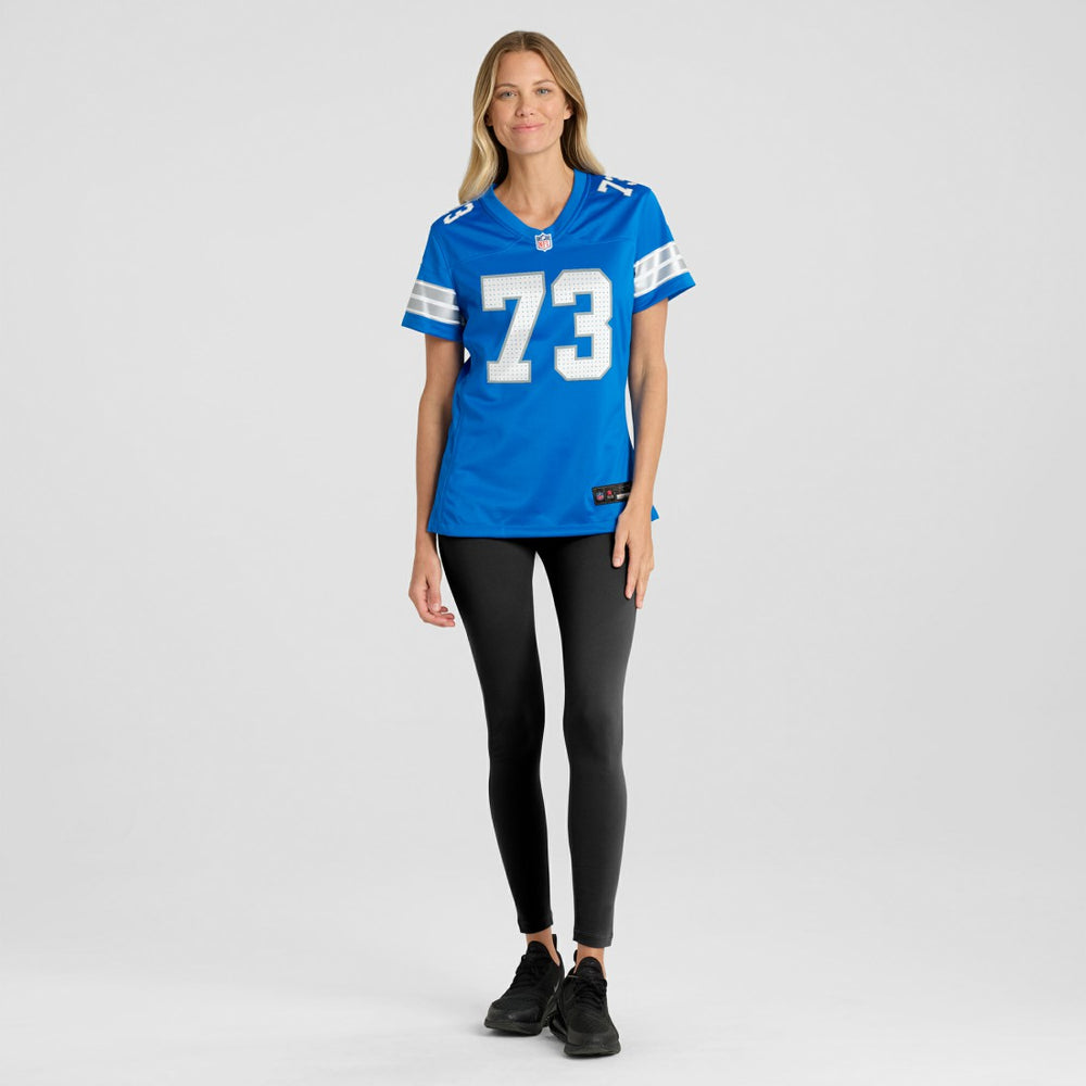 Christian Mahogany Detroit Lions Women's Team Game Jersey - Blue | Nike cheap