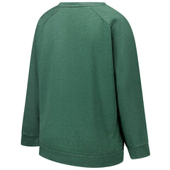 New York Jets Profile Women's Plus Size Acid Wash Raglan Sweatshirt - Heather Green discount