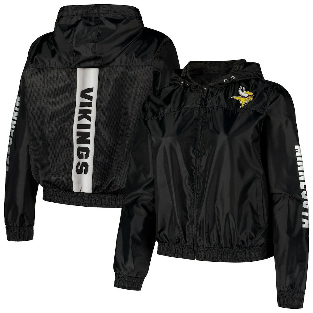 Minnesota Vikings Women's Full-Zip Jacket - Black outlet