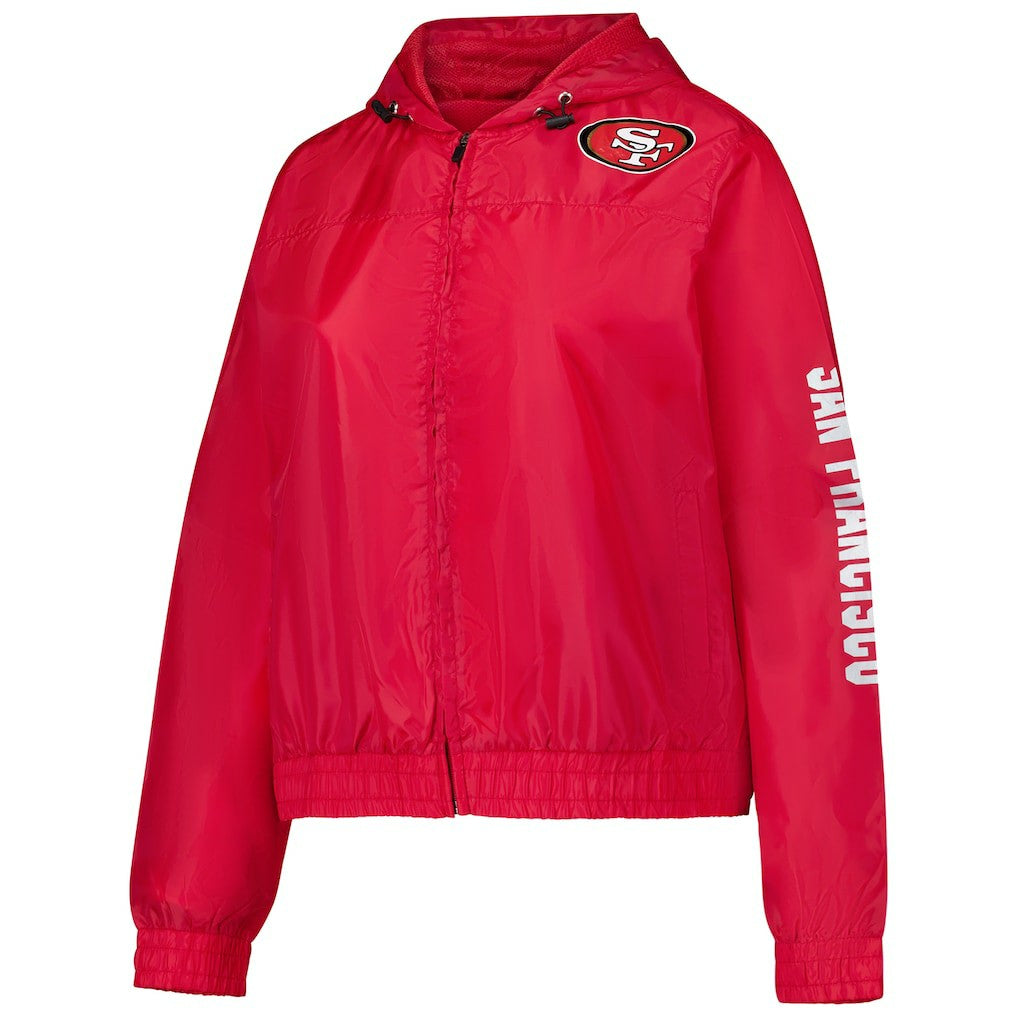 San Francisco 49ers Women's Full-Zip Jacket - Scarlet cheap