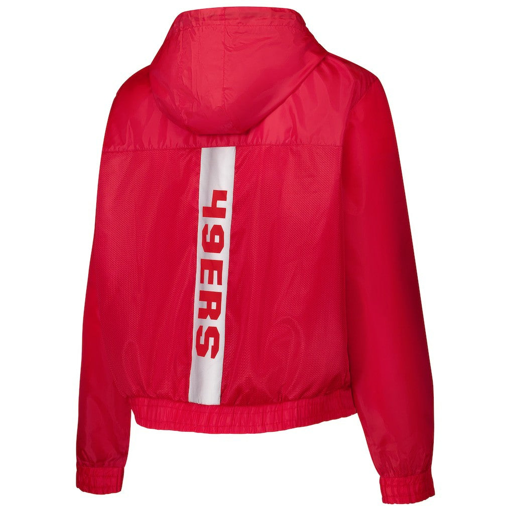 San Francisco 49ers Women's Full-Zip Jacket - Scarlet cheap