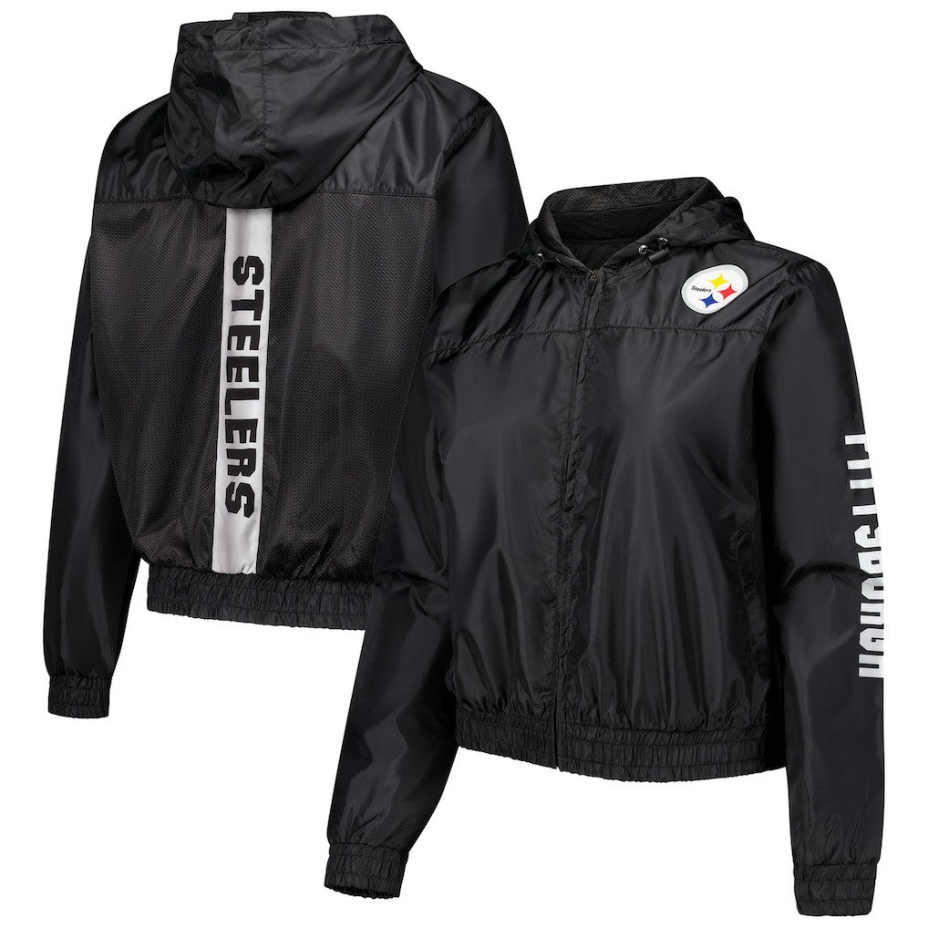 Pittsburgh Steelers Women's Full-Zip Jacket - Black for sale