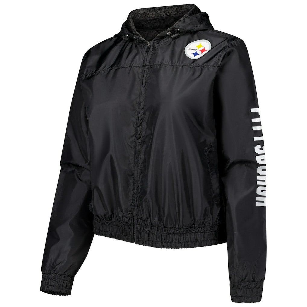 Pittsburgh Steelers Women's Full-Zip Jacket - Black for sale