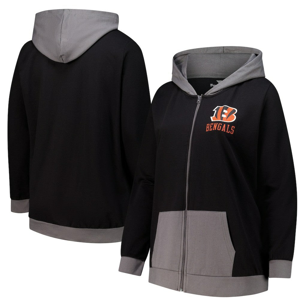 Cincinnati Bengals Women's Hit It Full-Zip Hoodie - Black on sale