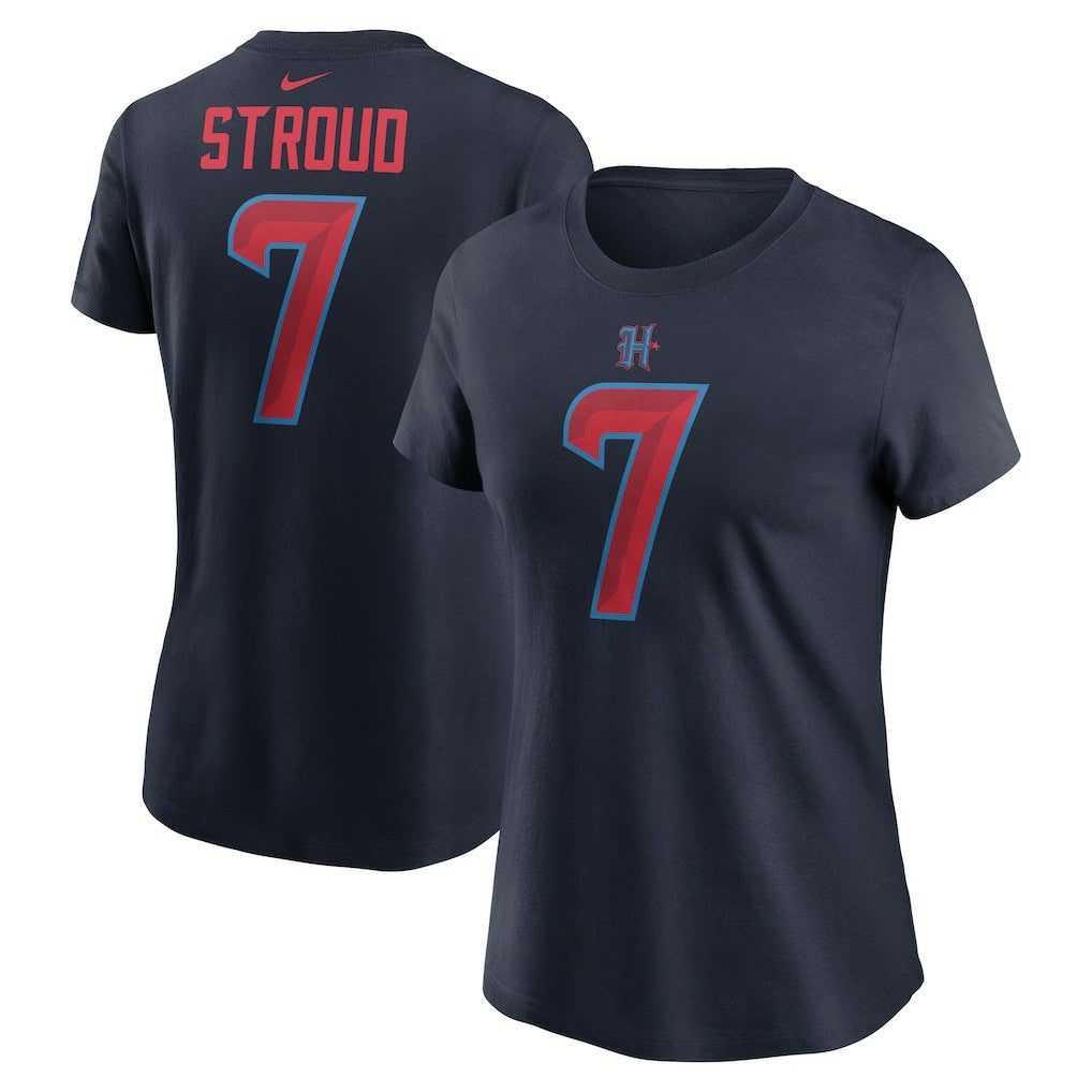 C.J. Stroud Houston Texans Women's Player Name & Number T-Shirt - Navy | Nike discount