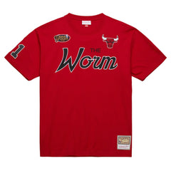 Dennis Rodman Chicago Bulls Premium Nickname T-Shirt sale - Red | Mitchell & Ness sale