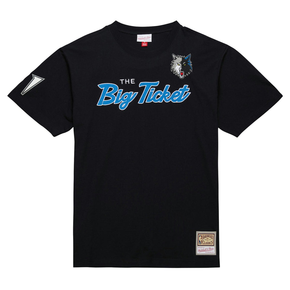 Kevin Garnett Minnesota Timberwolves Premium Nickname T-Shirt - Black | Mitchell & Ness sale