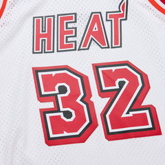 Shaquille O'Neal Miami Heat 2007/08 Hardwood Classics Swingman Jersey - White | Mitchell & Ness discount