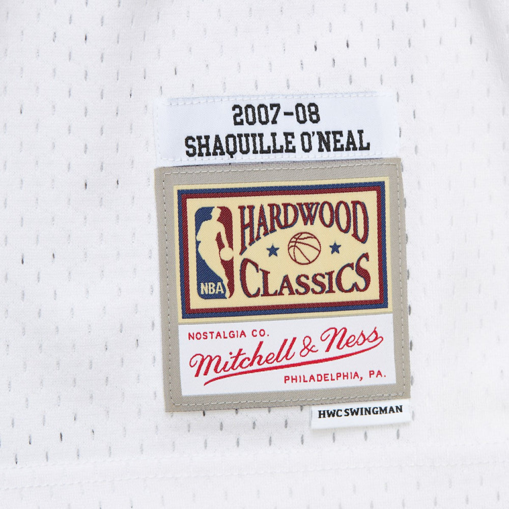 Shaquille O'Neal Miami Heat 2007/08 Hardwood Classics Swingman Jersey - White | Mitchell & Ness discount