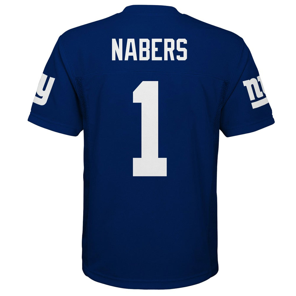 Malik Nabers New York Giants Youth Replica Player Jersey - Royal for sale