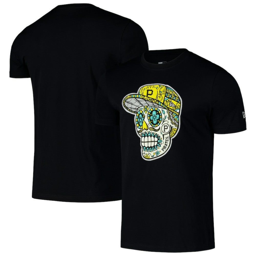 Pittsburgh Pirates Sugar Skulls T-Shirt - Black | New Era