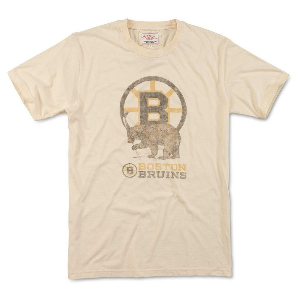 Boston Bruins American Needle Brass Tacks T-Shirt Cream