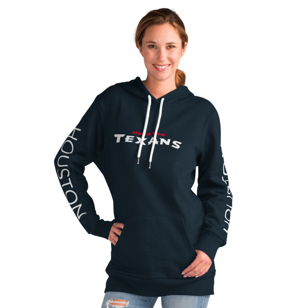 Houston Texans G-III 4Her by Carl Banks Women's Extra Inning Pullover Hoodie - Navy discount