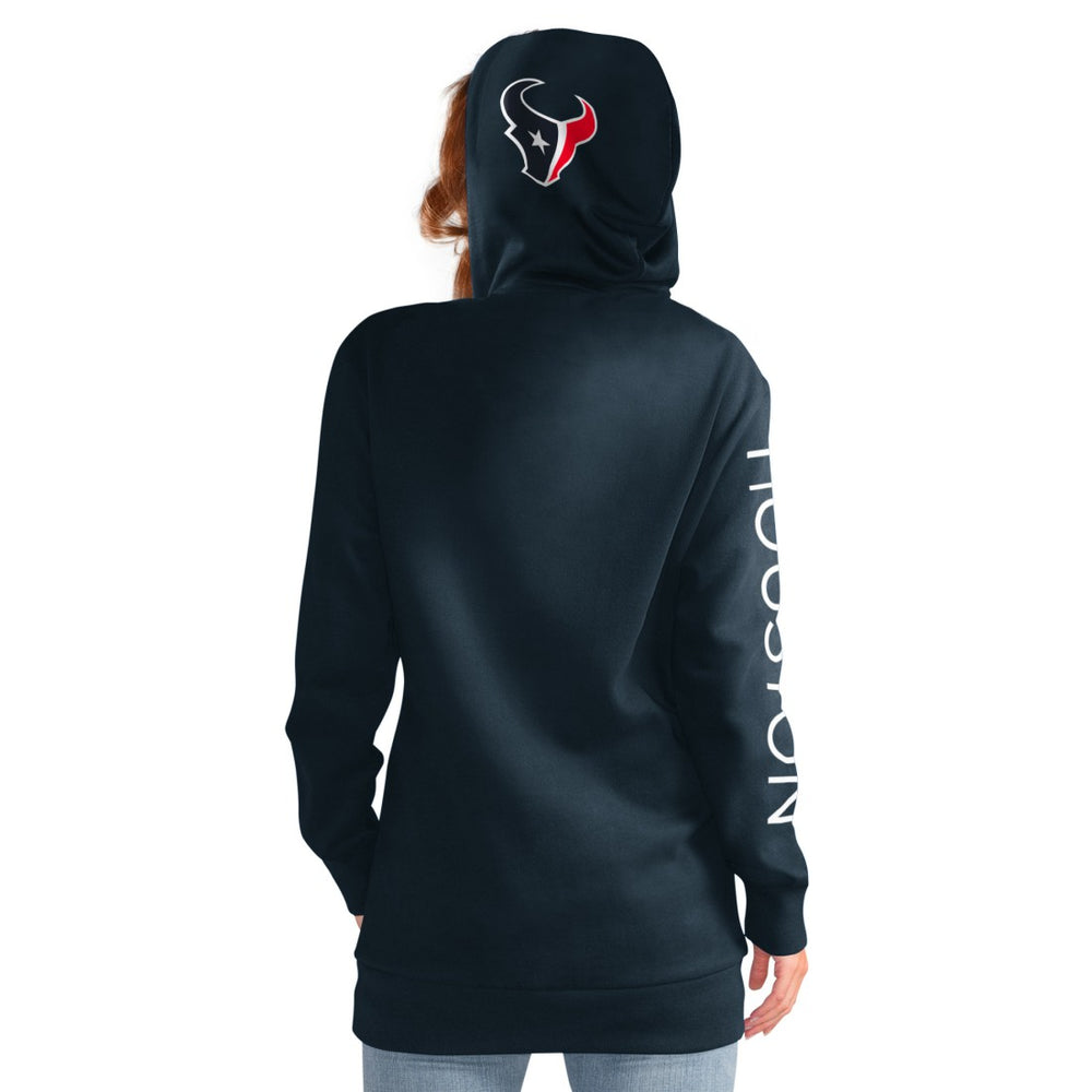 Houston Texans G-III 4Her by Carl Banks Women's Extra Inning Pullover Hoodie - Navy discount