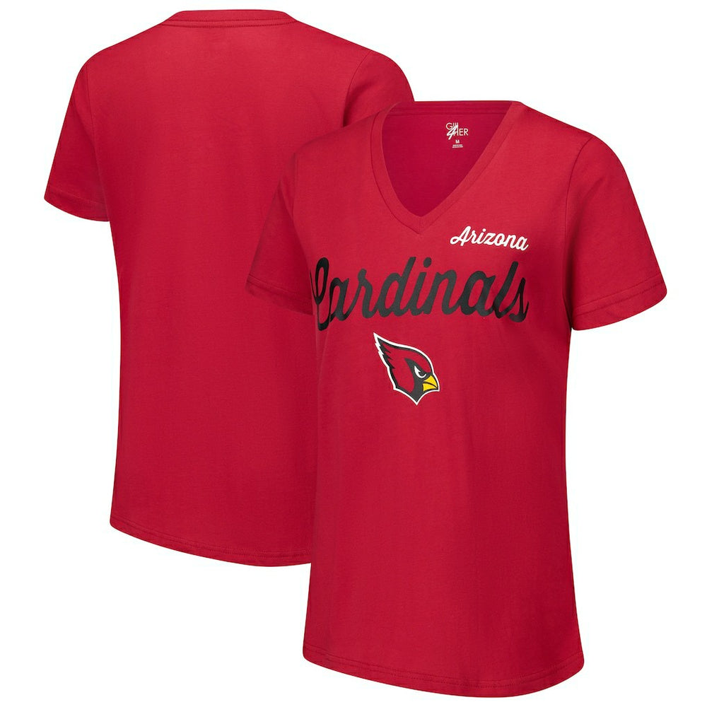 Arizona Cardinals G-III 4Her by Carl Banks Women's Post Season V-Neck T-Shirt - Cardinal online