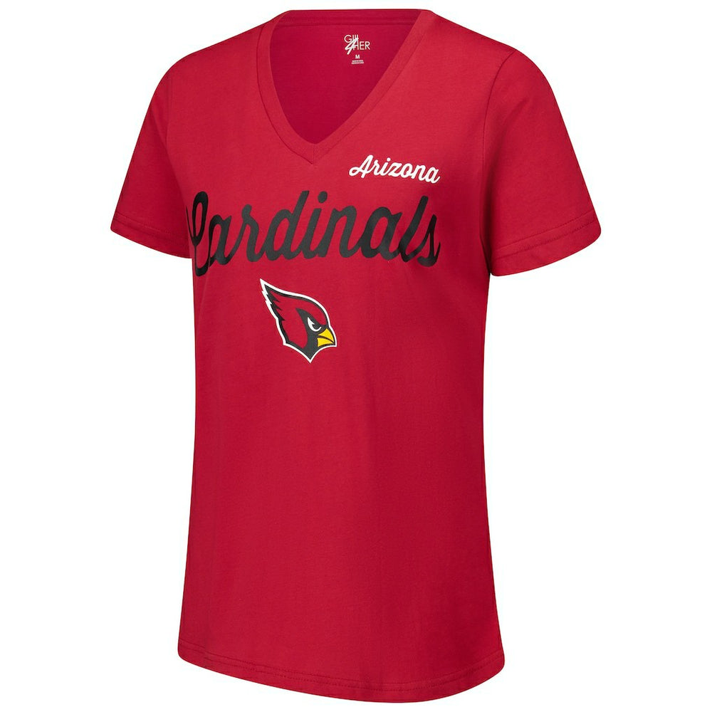 Arizona Cardinals G-III 4Her by Carl Banks Women's Post Season V-Neck T-Shirt - Cardinal online