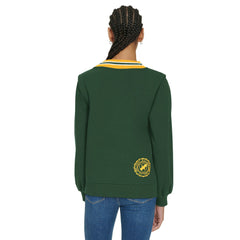 Green Bay Packers Tommy Hilfiger Women's Alice V-Neck Pullover Sweatshirt - Green on sale
