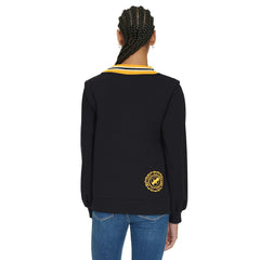 Pittsburgh Steelers Tommy Hilfiger Women's Alice V-Neck Pullover Sweatshirt - Black sale