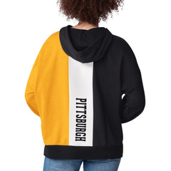 Pittsburgh Steelers Starter Women's Power Move Long Sleeve Pullover Hoodie - Black for sale