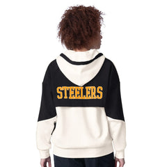 Pittsburgh Steelers Starter Women's Scrimmage Full-Zip Hoodie - White cheap