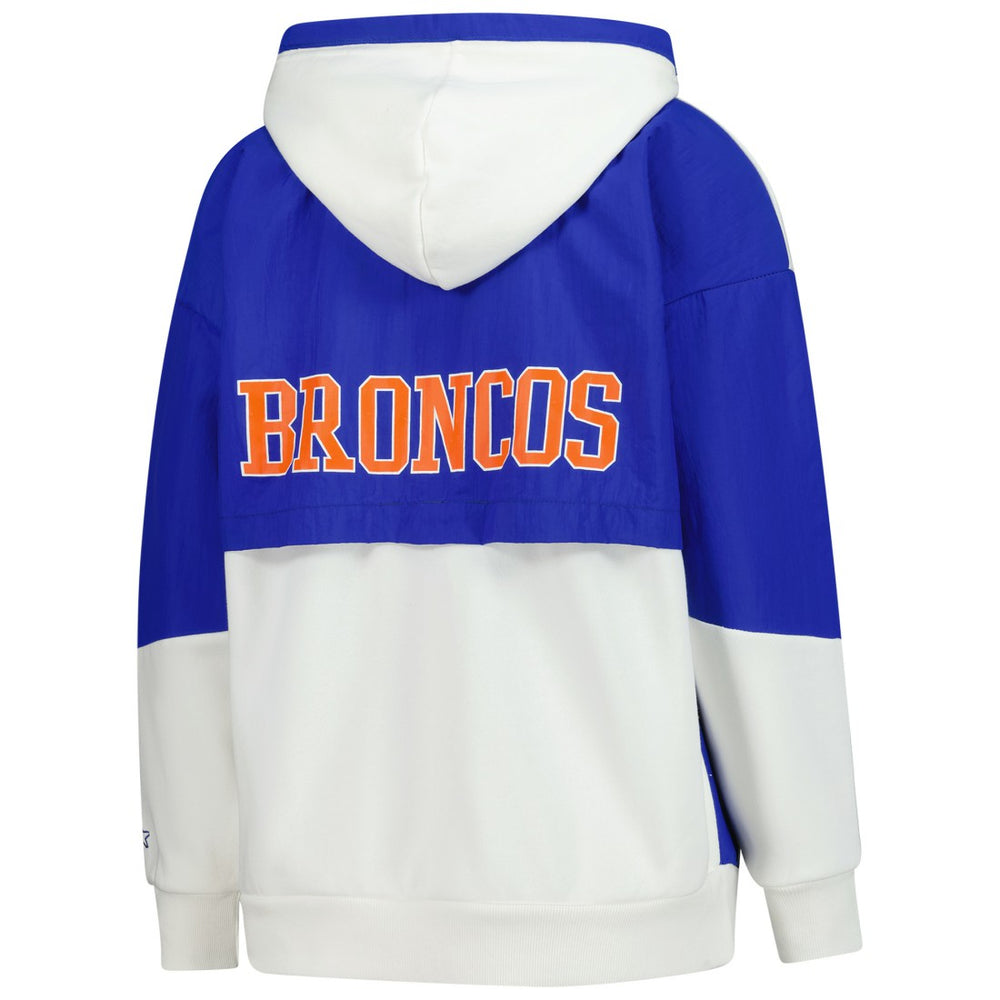 Denver Broncos Starter Women's Scrimmage Full-Zip Hoodie - White discount
