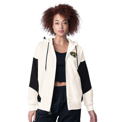 Jacksonville Jaguars Starter Women's Scrimmage Full-Zip Hoodie - White on sale