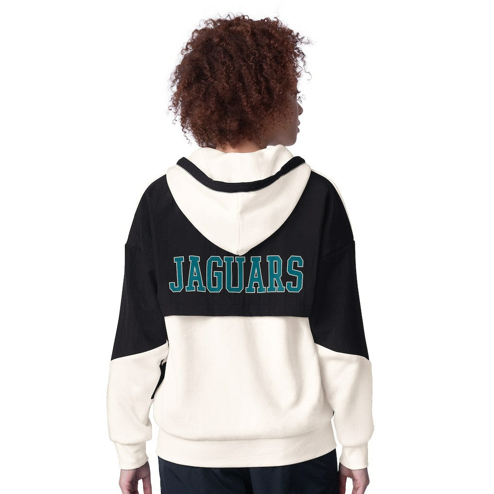 Jacksonville Jaguars Starter Women's Scrimmage Full-Zip Hoodie - White on sale