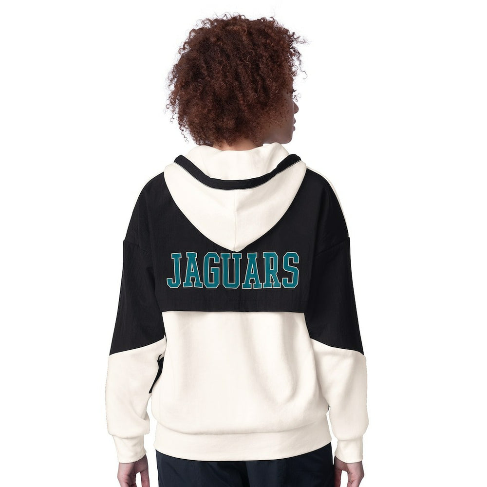 Jacksonville Jaguars Starter Women's Scrimmage Full-Zip Hoodie - White on sale