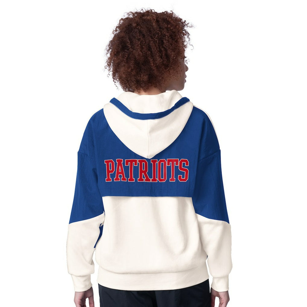 New England Patriots Starter Women's Scrimmage Full-Zip Hoodie - White outlet