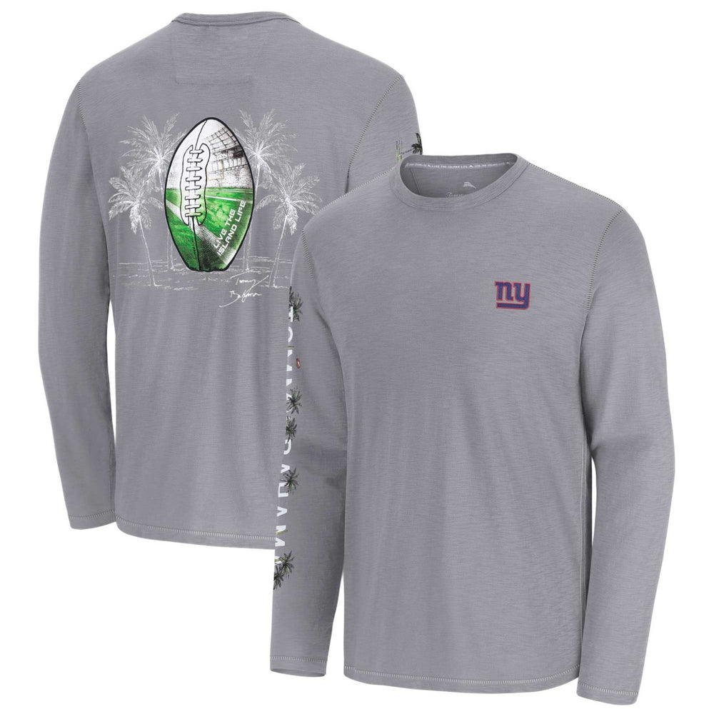 New York Giants Oasis Endzone Lux Long Sleeve T-Shirt - Gray outlet