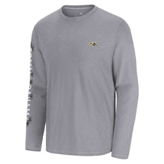 Baltimore Ravens Oasis Endzone Lux Long Sleeve T-Shirt - Gray cheap