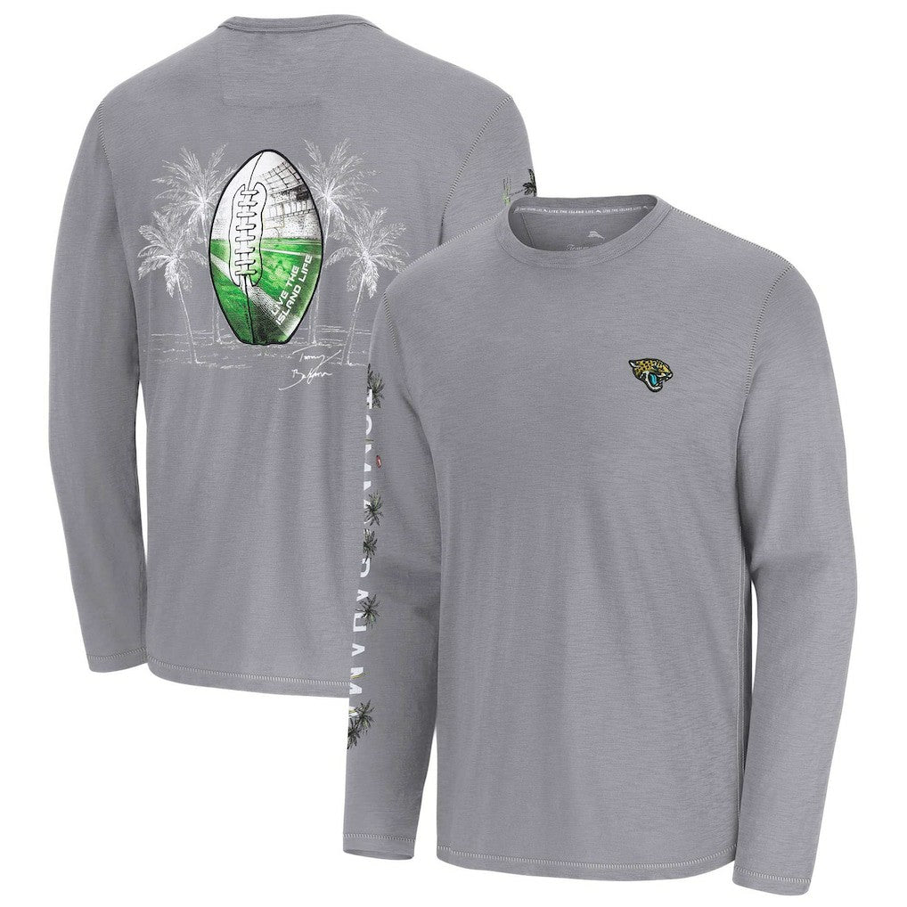 Jacksonville Jaguars Oasis Endzone Lux Long Sleeve T-Shirt - Gray outlet