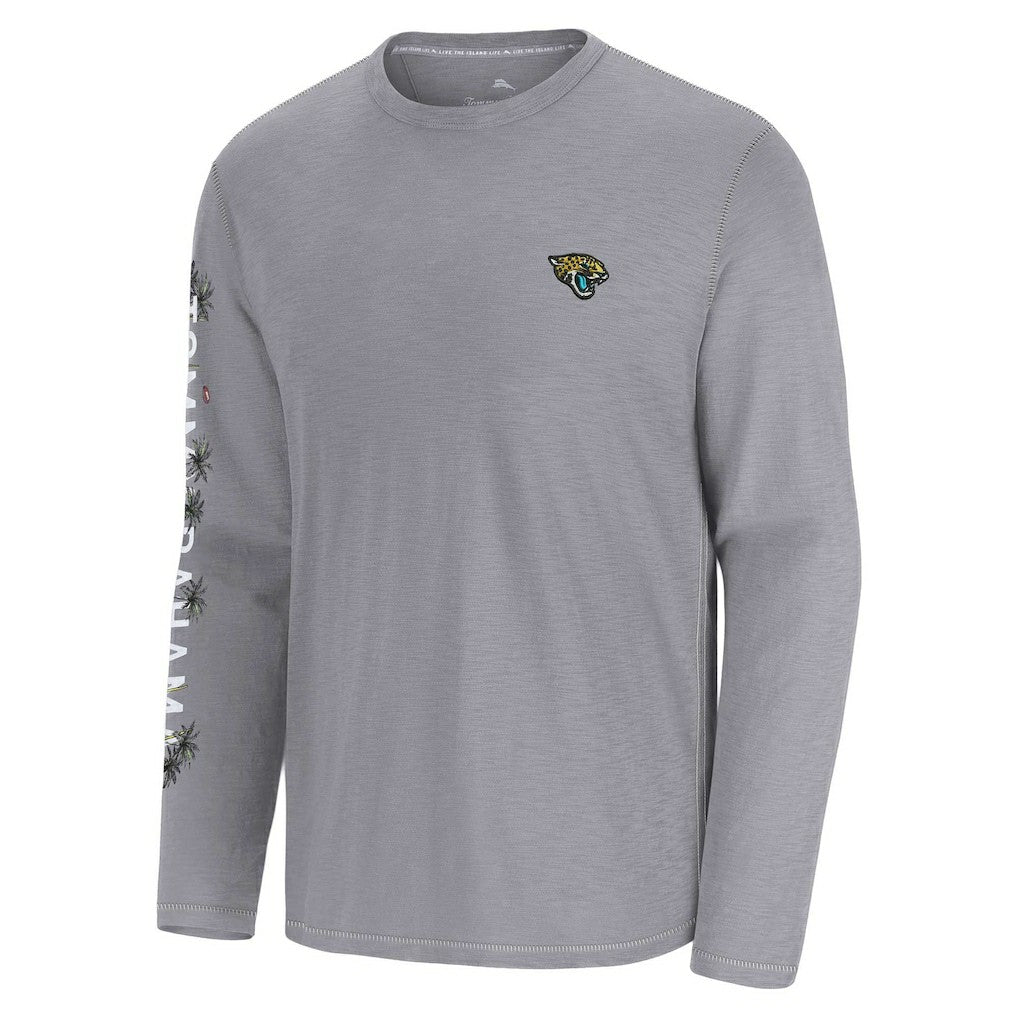 Jacksonville Jaguars Oasis Endzone Lux Long Sleeve T-Shirt - Gray outlet