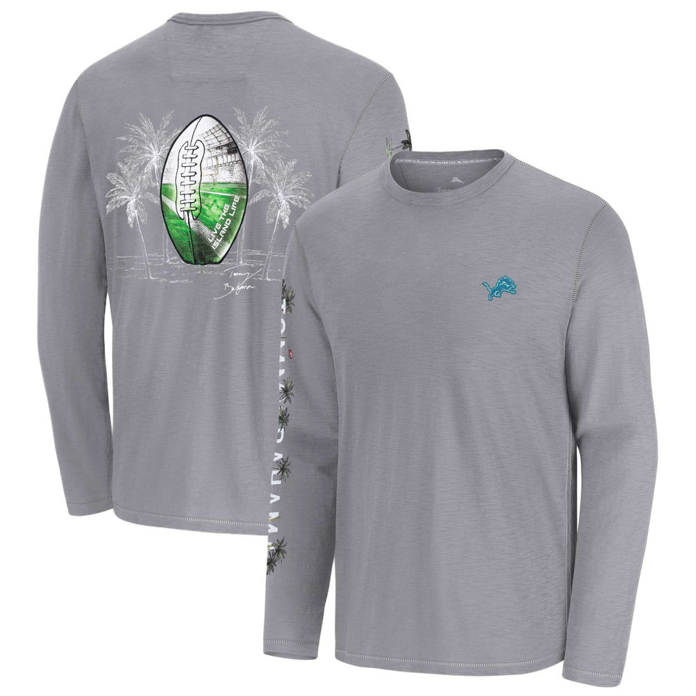 Detroit Lions Oasis Endzone Lux Long Sleeve T-Shirt - Gray outlet