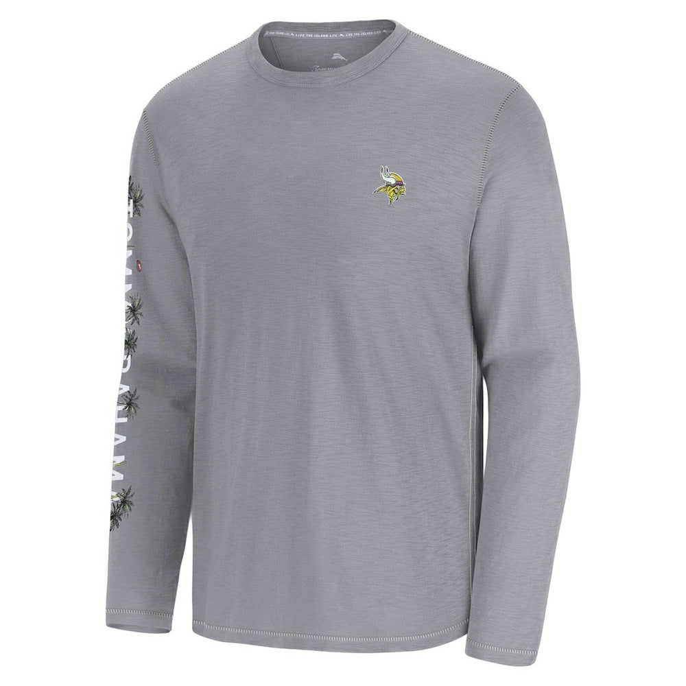 Minnesota Vikings Oasis Endzone Lux Long Sleeve T-Shirt - Gray outlet