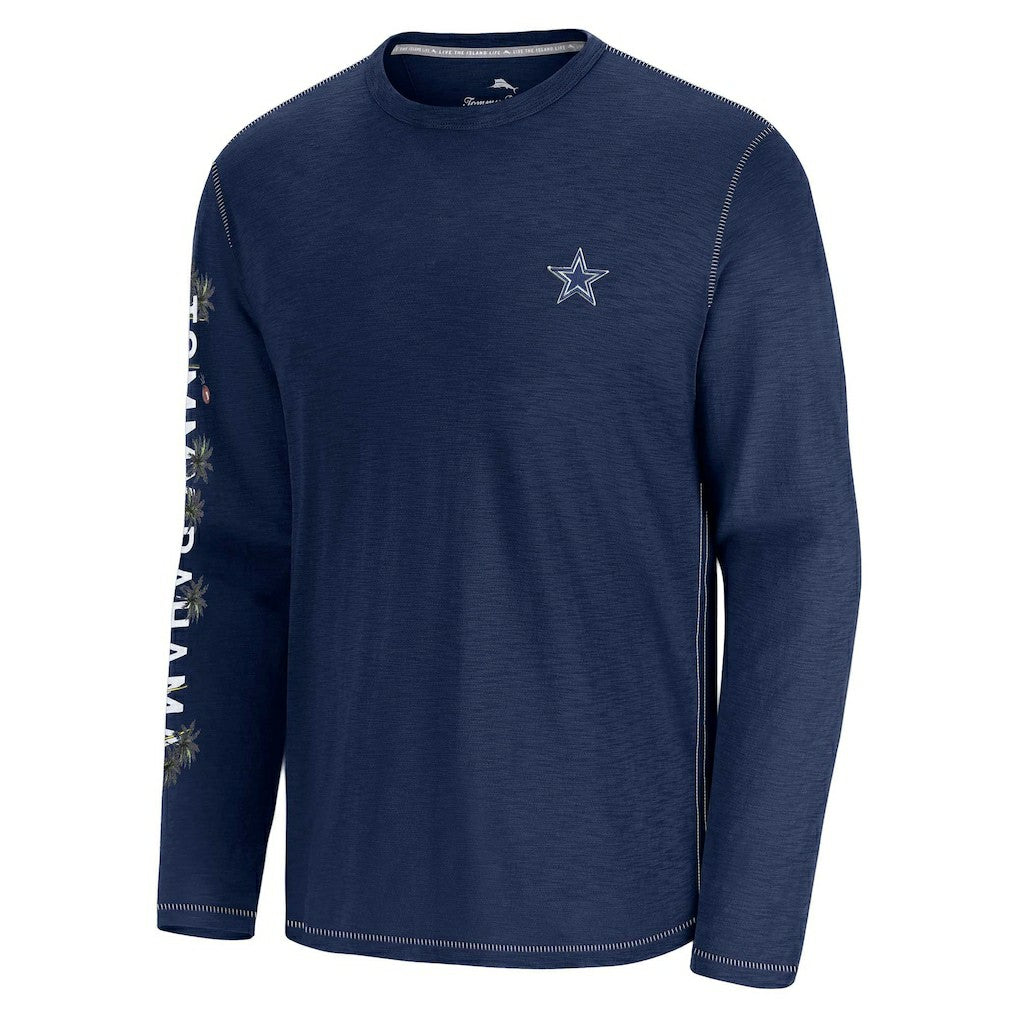 Dallas Cowboys Oasis Endzone Lux Long Sleeve T-Shirt - Blue sale