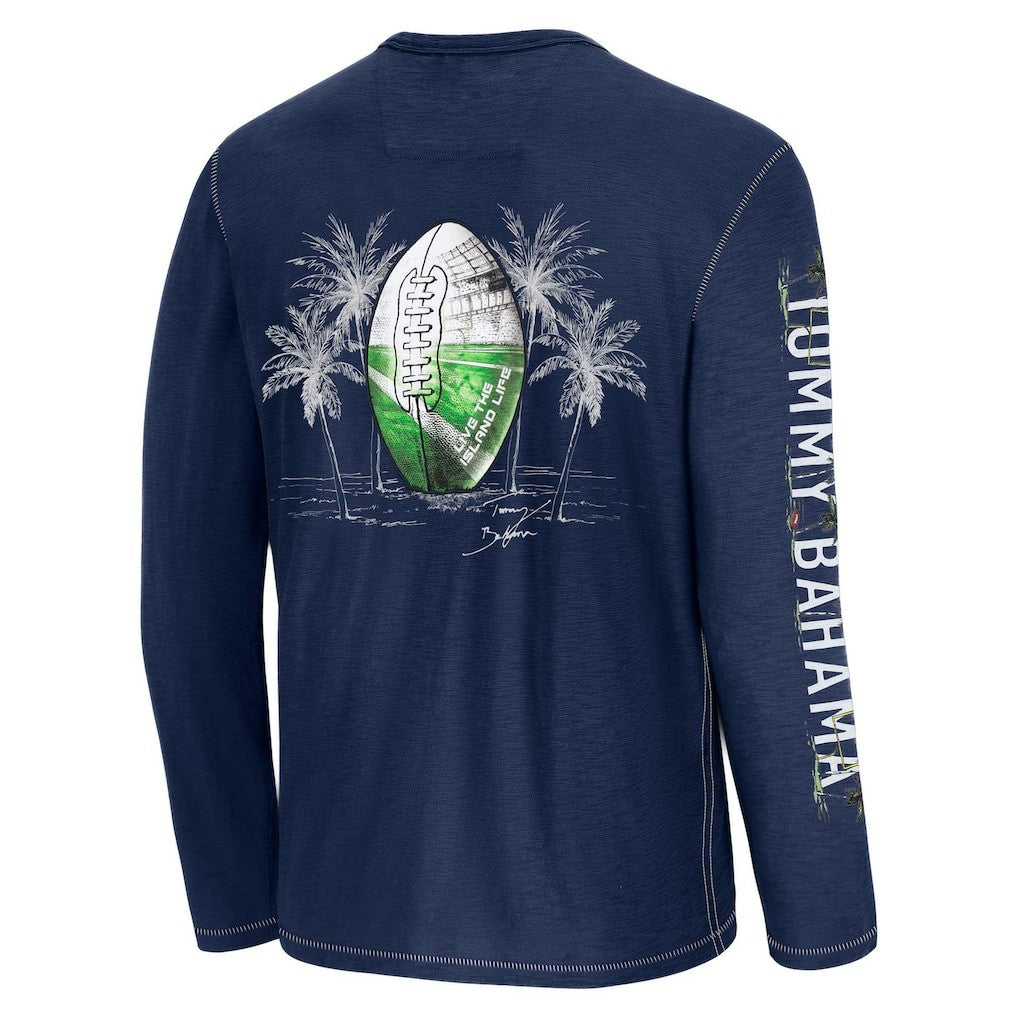 Dallas Cowboys Oasis Endzone Lux Long Sleeve T-Shirt - Blue sale