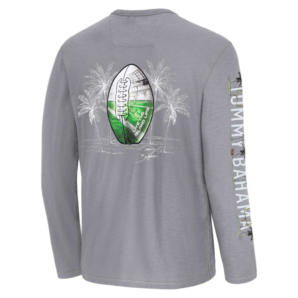 Tampa Bay Buccaneers Oasis Endzone Lux Long Sleeve T-Shirt - Gray for sale