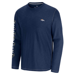 Denver Broncos Oasis Endzone Lux Long Sleeve T-Shirt - Blue cheap